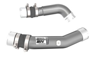 Toyota Tacoma Turbo Charge Pipe Kit - K&N Engineering - Aluminum Tube - Gunmetal Gray - 2024+